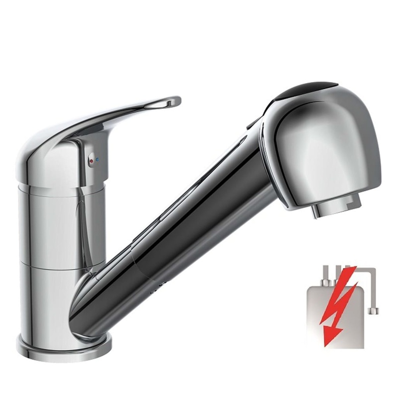 SCH_TTE Sink Mixer with Pull-out Spray ULTRA Low Pressure Chrome