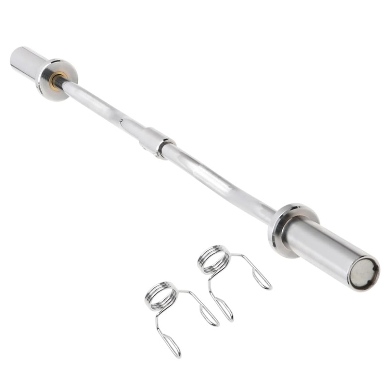 Berkfield Olympic Curl Barbell 120 cm Steel