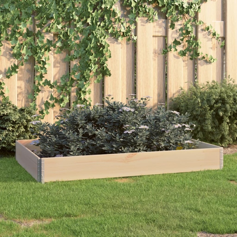 Berkfield Raised Bed 100×150 cm Solid Pine Wood (310058)