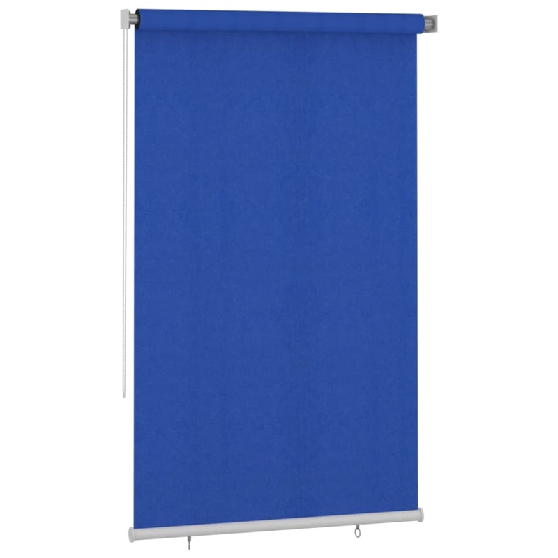 Berkfield Outdoor Roller Blind 140×230 cm Blue HDPE