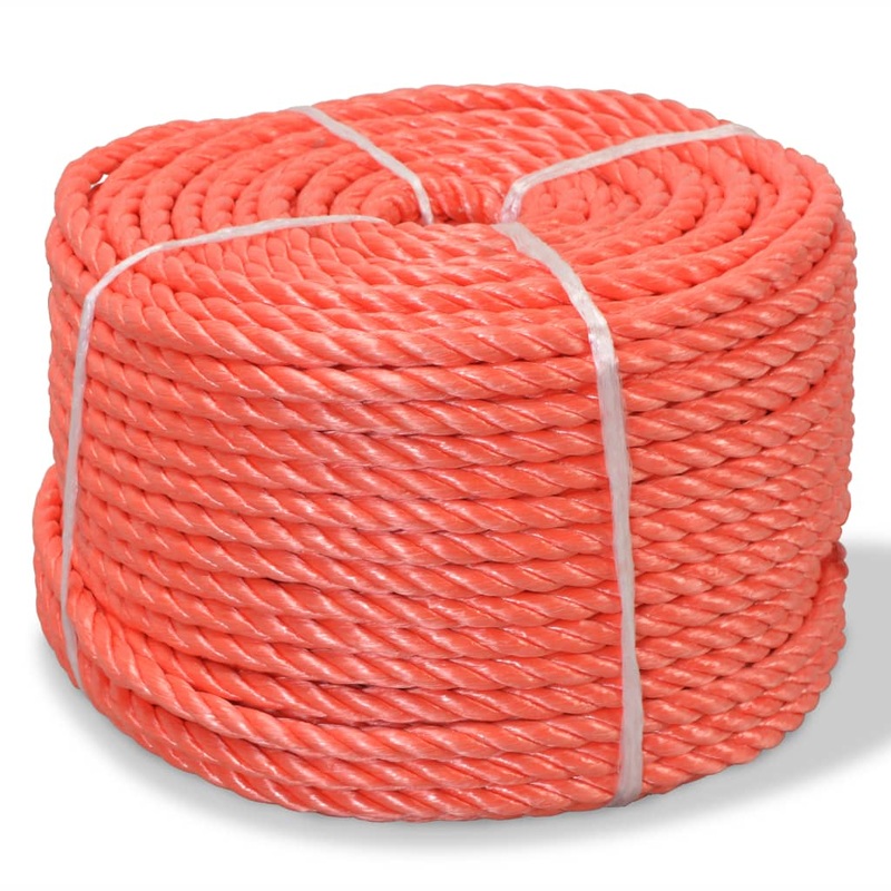 Berkfield Twisted Rope Polypropylene 10 mm 100 m Orange