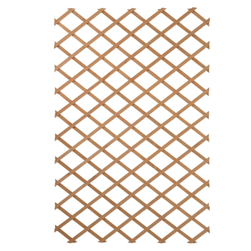 Nature Garden Trellis 100×200 cm Wood Natural 6041703