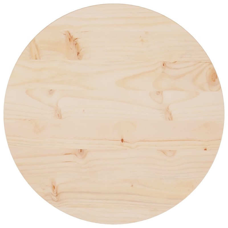 Berkfield Table Top __50x2.5 cm Solid Wood Pine