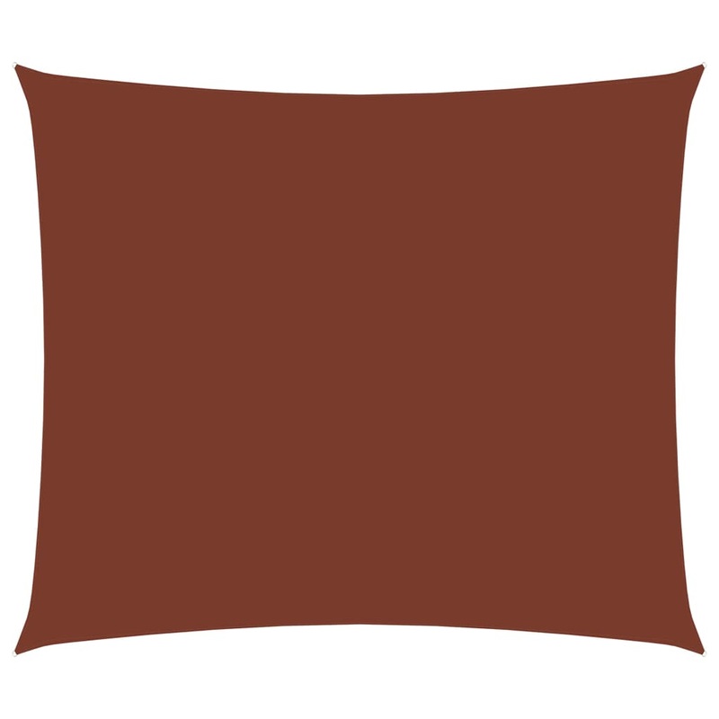 Berkfield Sunshade Sail Oxford Fabric Rectangular 3×4.5 m Terracotta