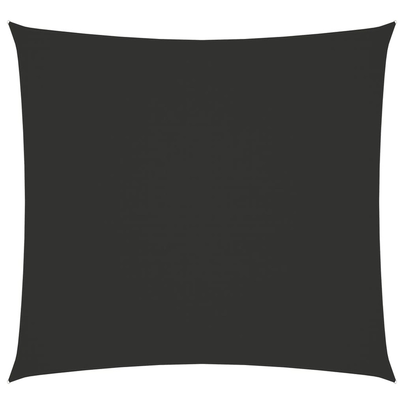 Berkfield Sunshade Sail Oxford Fabric Square 6×6 m Anthracite