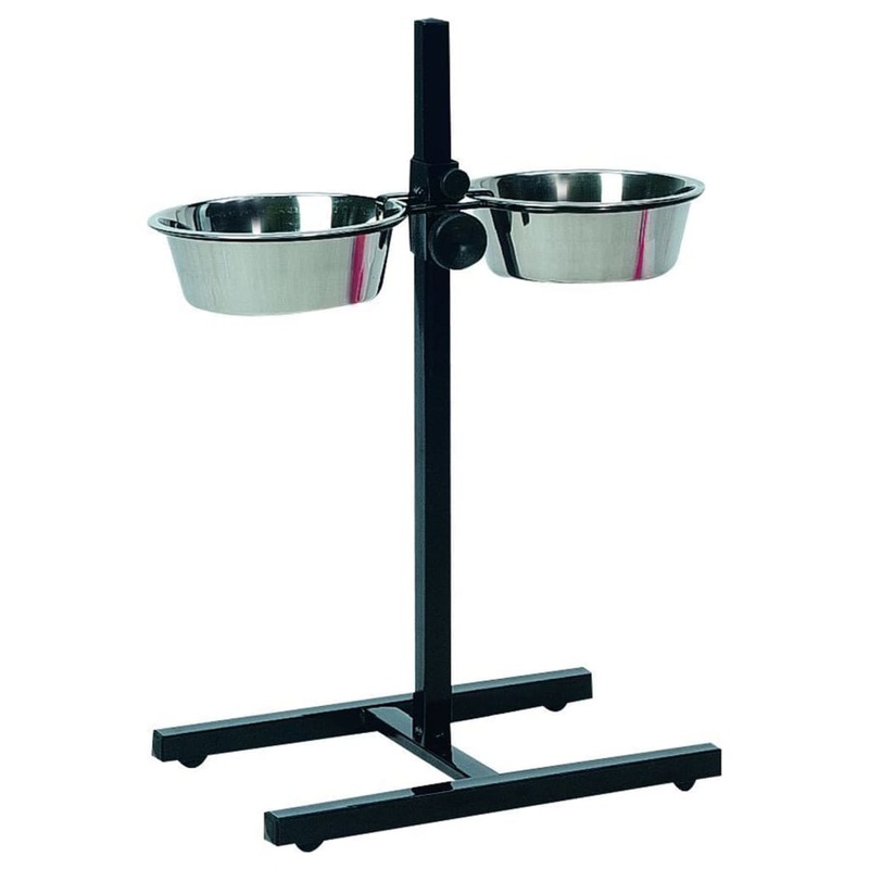 FLAMINGO H-Stand with 2 Bowls Otis 2.5 L 25 cm