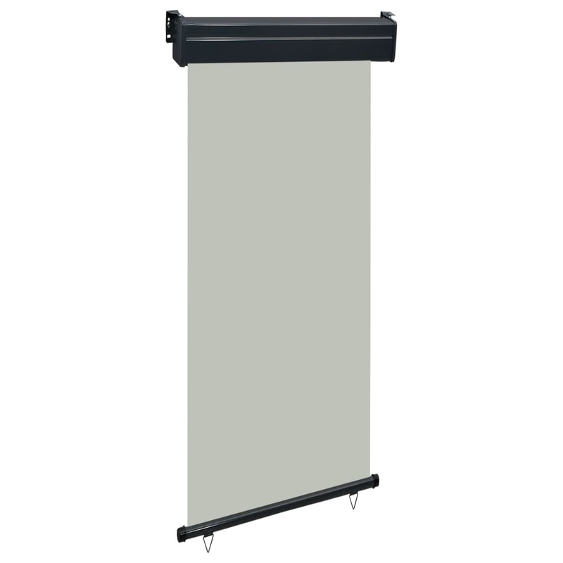 Berkfield Balcony Side Awning 105×250 cm Grey