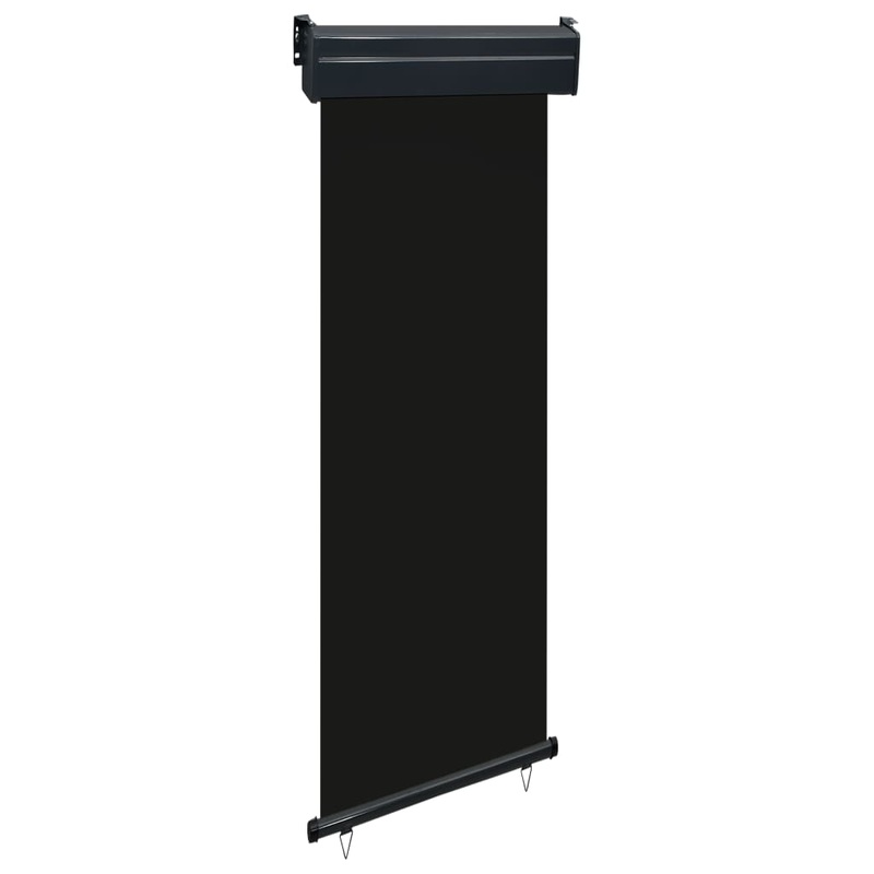 Berkfield Balcony Side Awning 65×250 cm Black