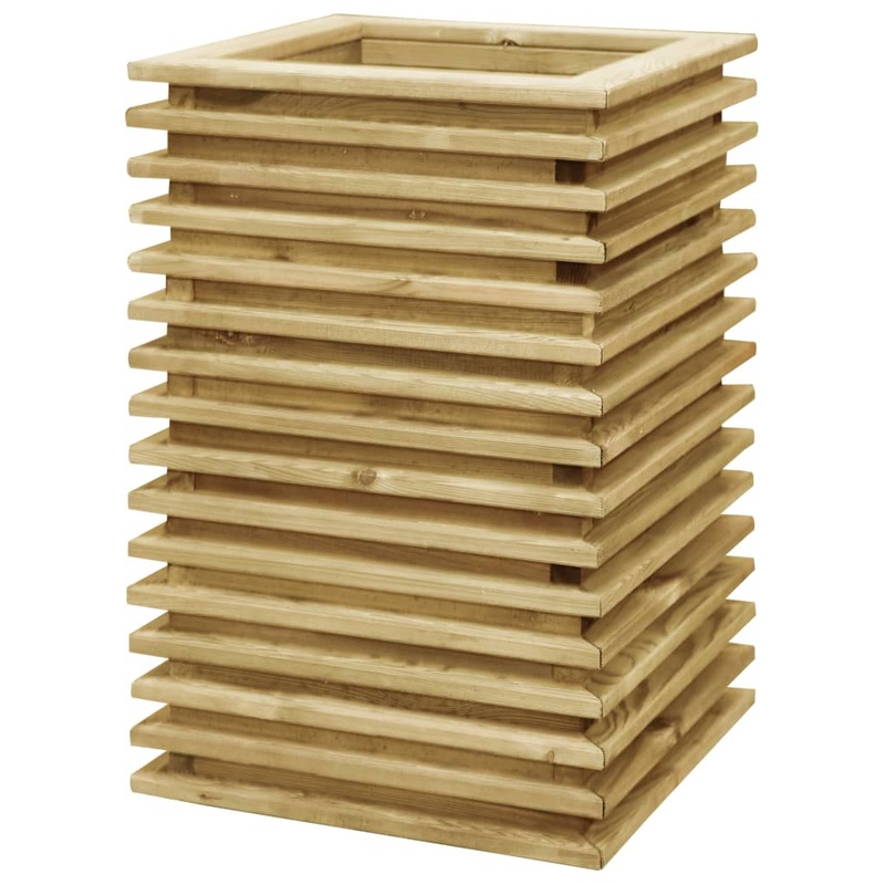 Berkfield Garden Raised Bed 50x50x80 cm Impregnated Pinewood