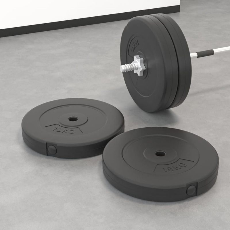 Berkfield Weight Plates 2 pcs 30 kg Cement
