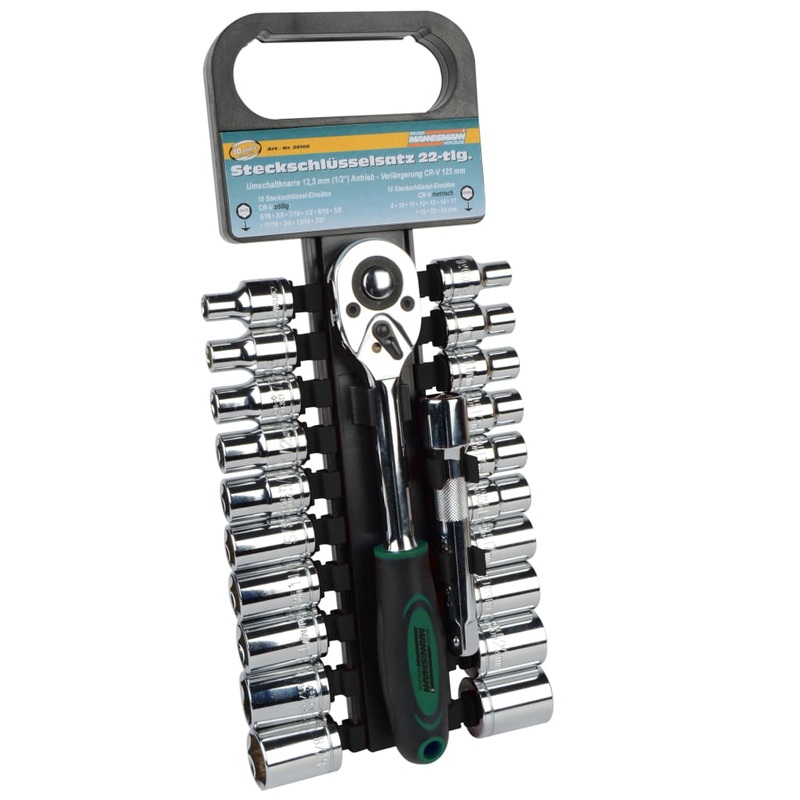 Br__der Mannesmann 22 Piece Socket Wrench Set