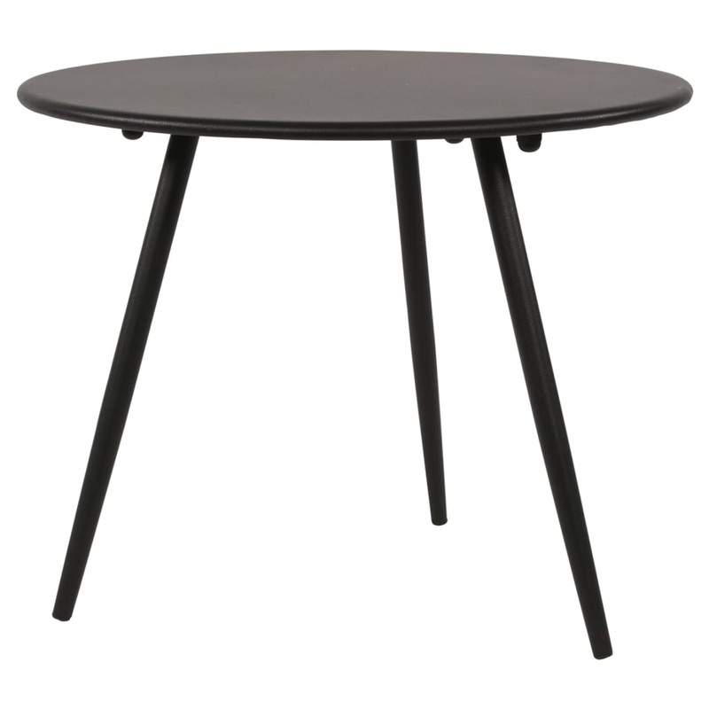 Lesli Living Side Table Rafael 60×41 cm Black