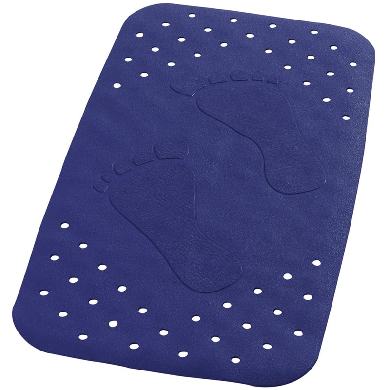 RIDDER Non-Slip Bath Mat Plattfu__ 72×38 cm Blue 67063