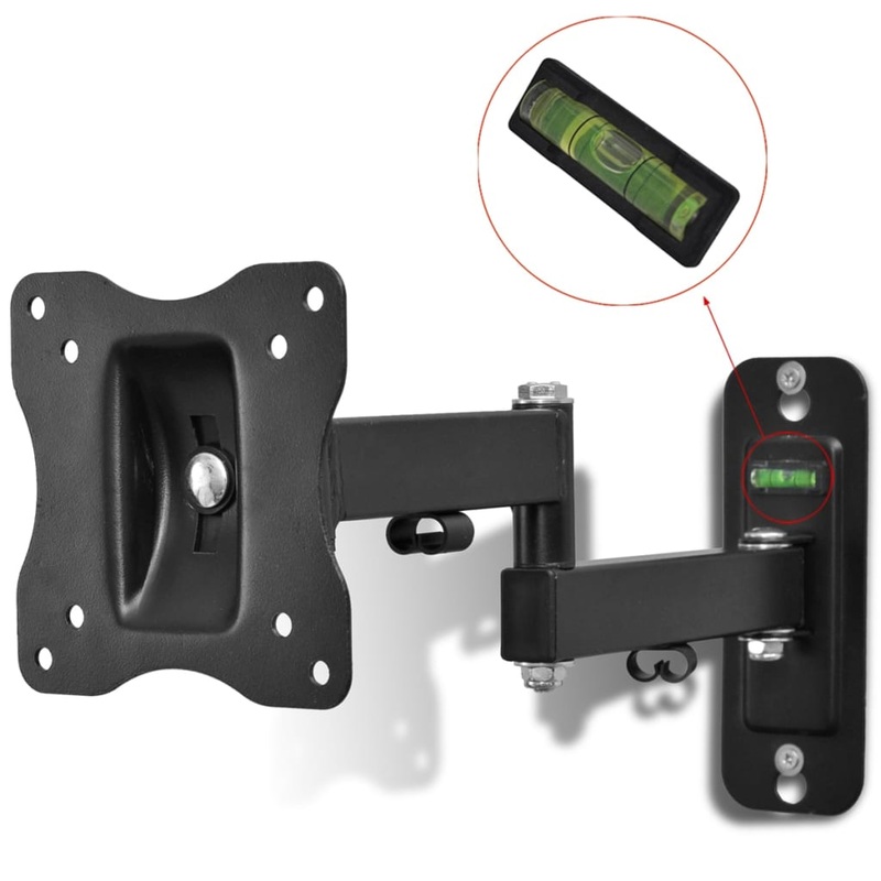 Single-armed Swivel Tilt Wall Mounted TV Bracket 100x100mm 10-23