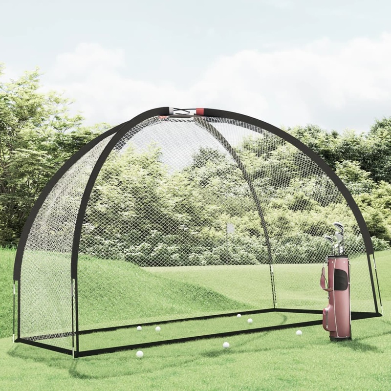 Berkfield Golf Practice Net Black 300x150x210 cm Polyester