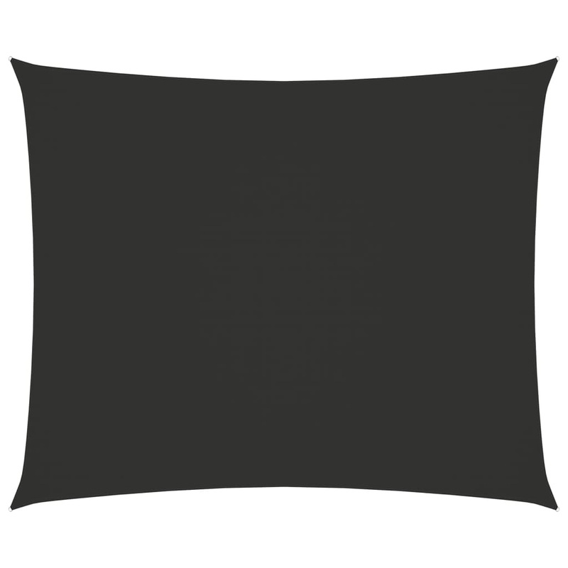 Berkfield Sunshade Sail Oxford Fabric Rectangular 3×4 m Anthracite