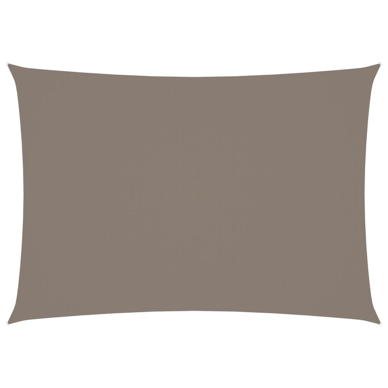 Berkfield Sunshade Sail Oxford Fabric Rectangular 3×5 m Taupe