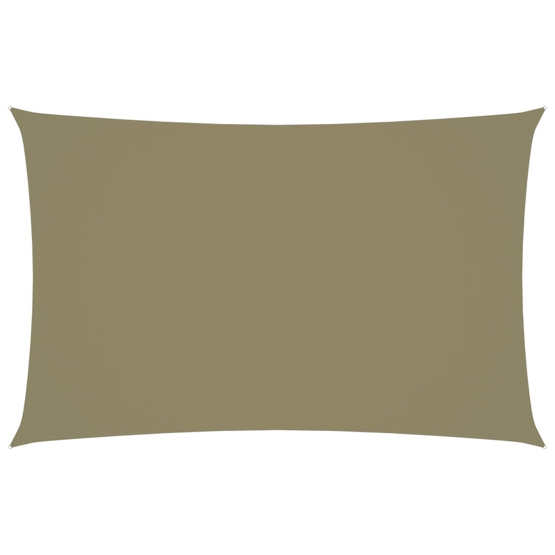 Berkfield Sunshade Sail Oxford Fabric Rectangular 4×7 m Beige