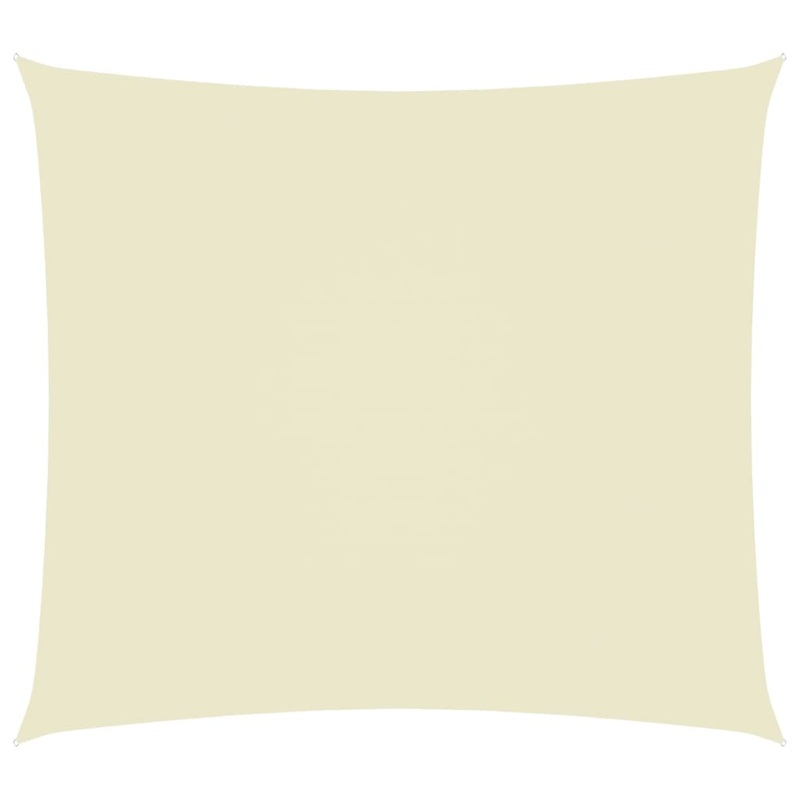 Berkfield Sunshade Sail Oxford Fabric Rectangular 5×6 m Cream