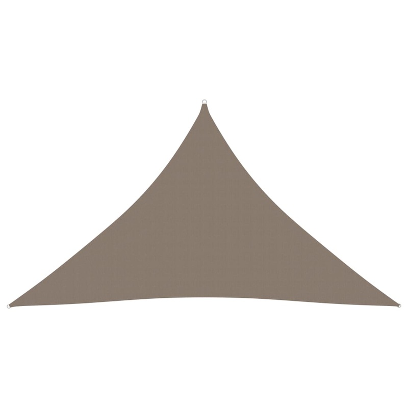 Berkfield Sunshade Sail Oxford Fabric Triangular 3x3x4.24 m Taupe