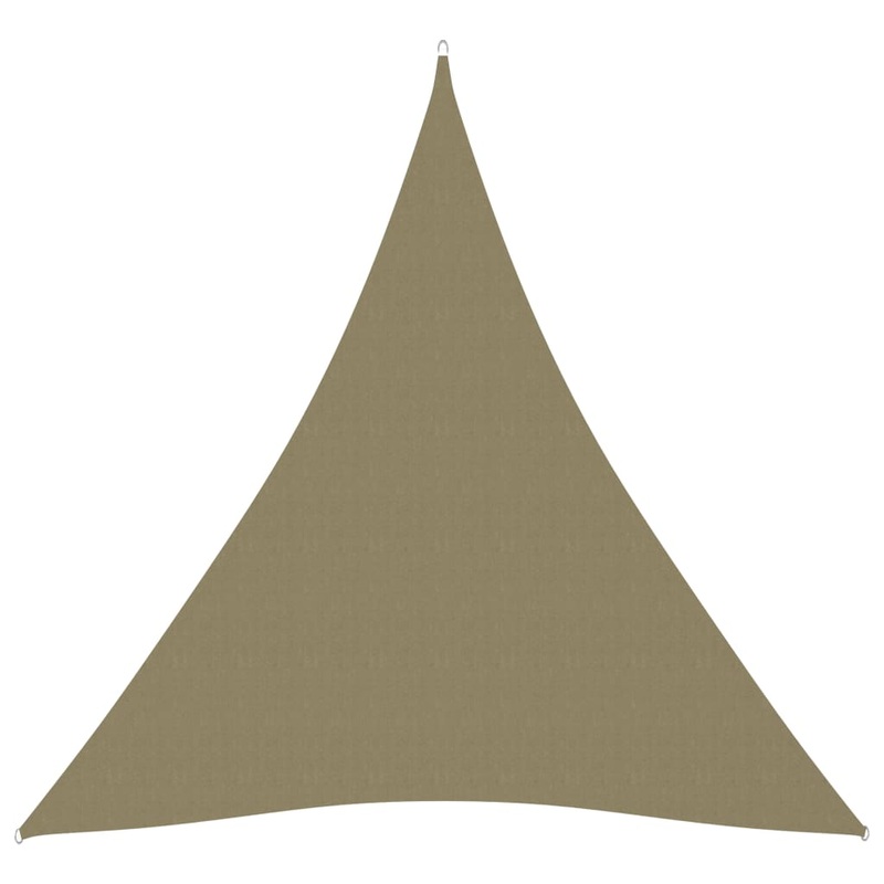 Berkfield Sunshade Sail Oxford Fabric Triangular 5x7x7 m Beige