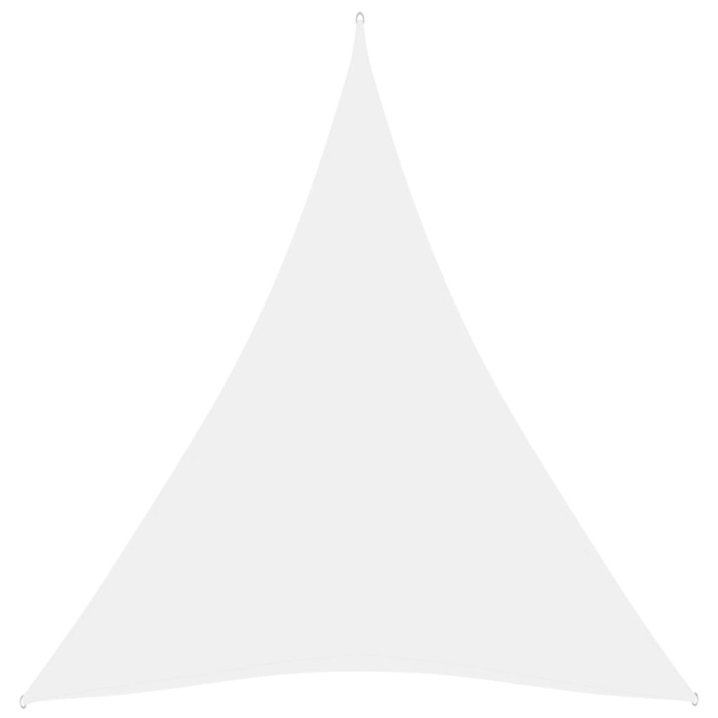 Berkfield Sunshade Sail Oxford Fabric Triangular 5x7x7 m White