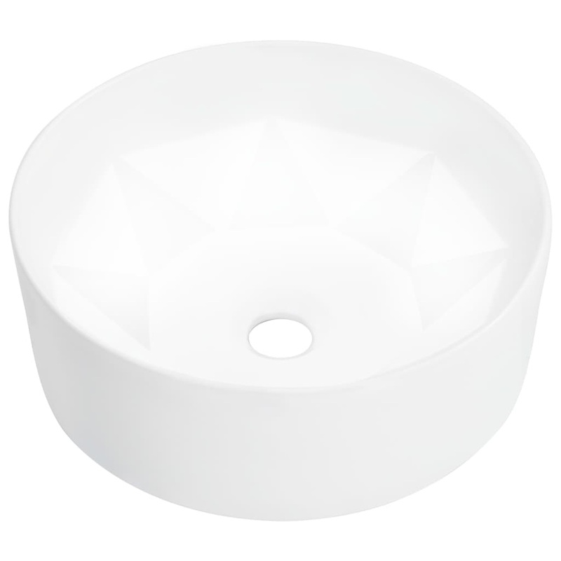 Berkfield Wash Basin 36×14 cm Ceramic White