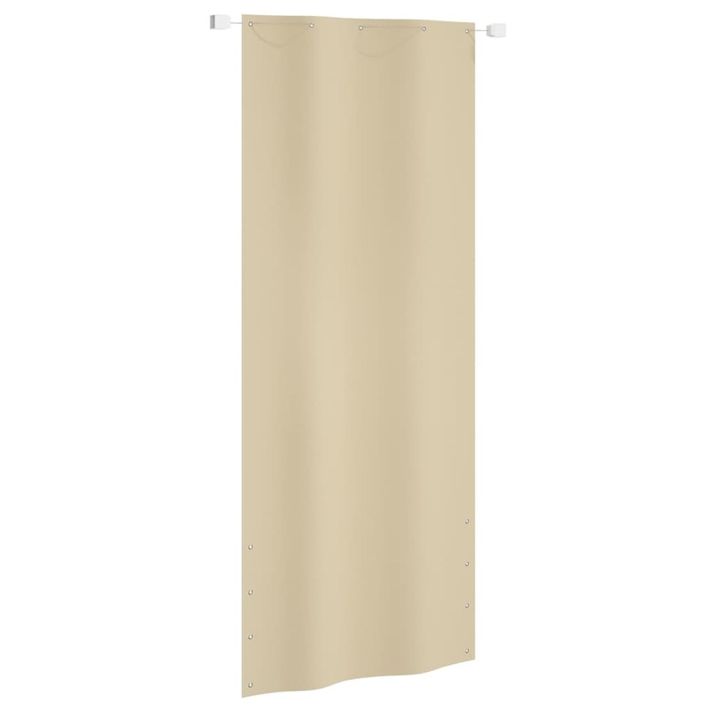 Berkfield Balcony Screen Beige 100×240 cm Oxford Fabric