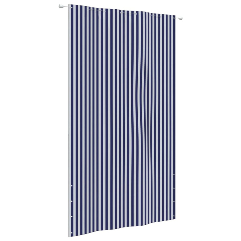 Berkfield Balcony Screen Blue and White 160×240 cm Oxford Fabric