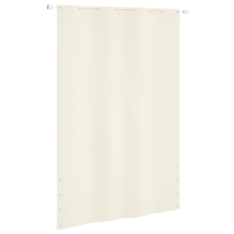 Berkfield Balcony Screen Cream 160×240 cm Oxford Fabric
