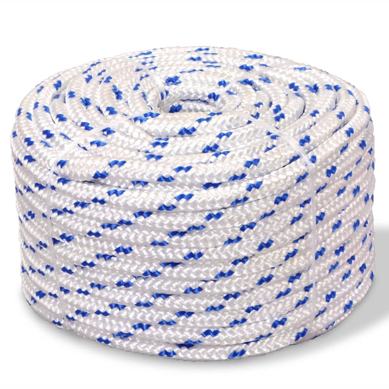 Berkfield Marine Rope Polypropylene 16 mm 50 m White