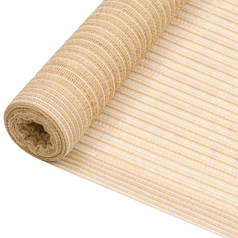 Berkfield Privacy Net Beige 1.2×10 m HDPE 195 g/m__