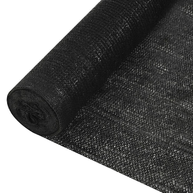 Berkfield Privacy Net Black 2×25 m HDPE 150 g/m__