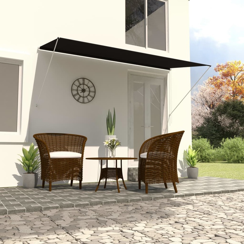 Berkfield Retractable Awning 250×150 cm Anthracite