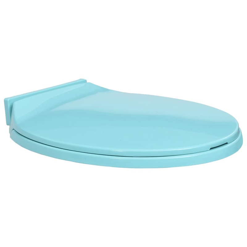 Berkfield Soft-Close Toilet Seat Green Oval