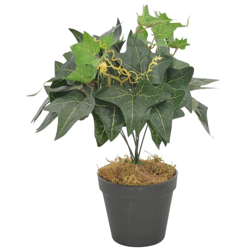 Berkfield Artificial Plant Ivy Leaves with Pot Green 45 cm