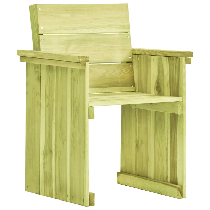 Berkfield Garden Chair Impregnated Pinewood
