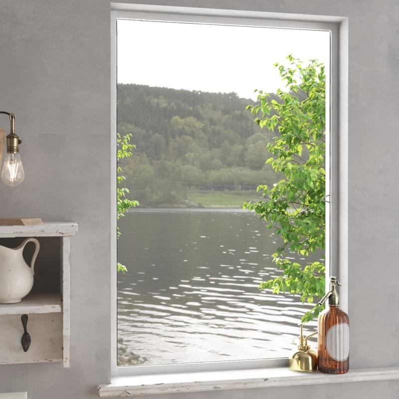 Berkfield Insect Screen for Windows White 80×120 cm