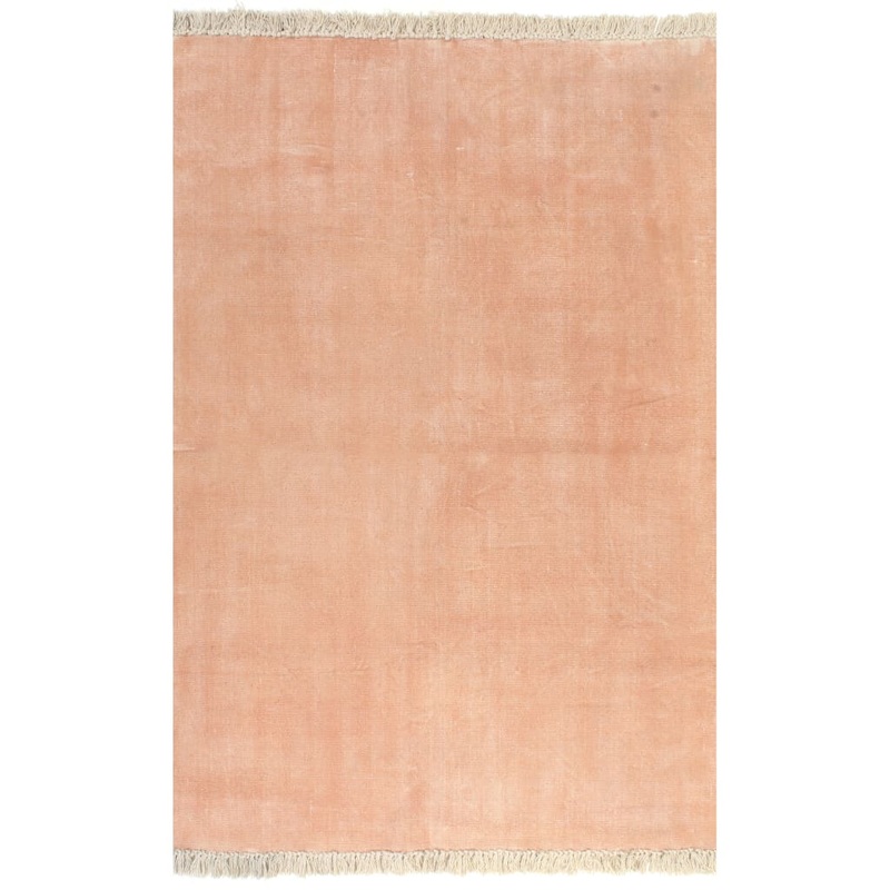 Berkfield Kilim Rug Cotton 120×180 cm Pink