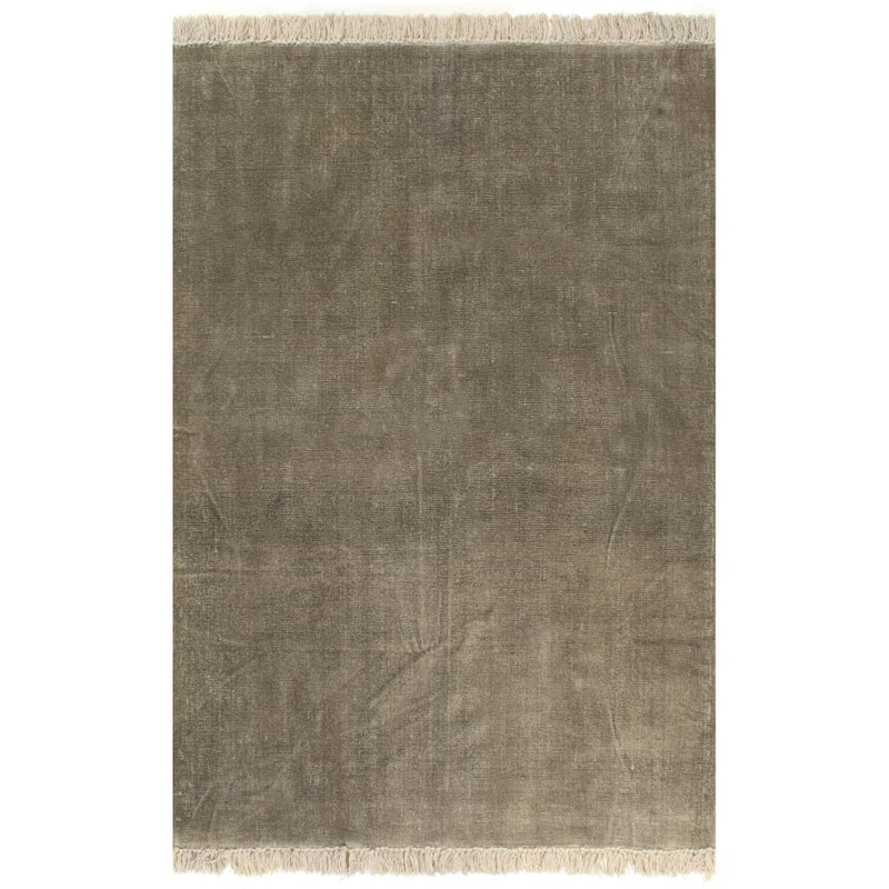 Berkfield Kilim Rug Cotton 160×230 cm Taupe