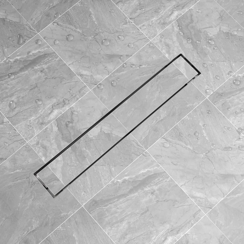 Berkfield Linear Shower Drain 730×140 mm Stainless Steel