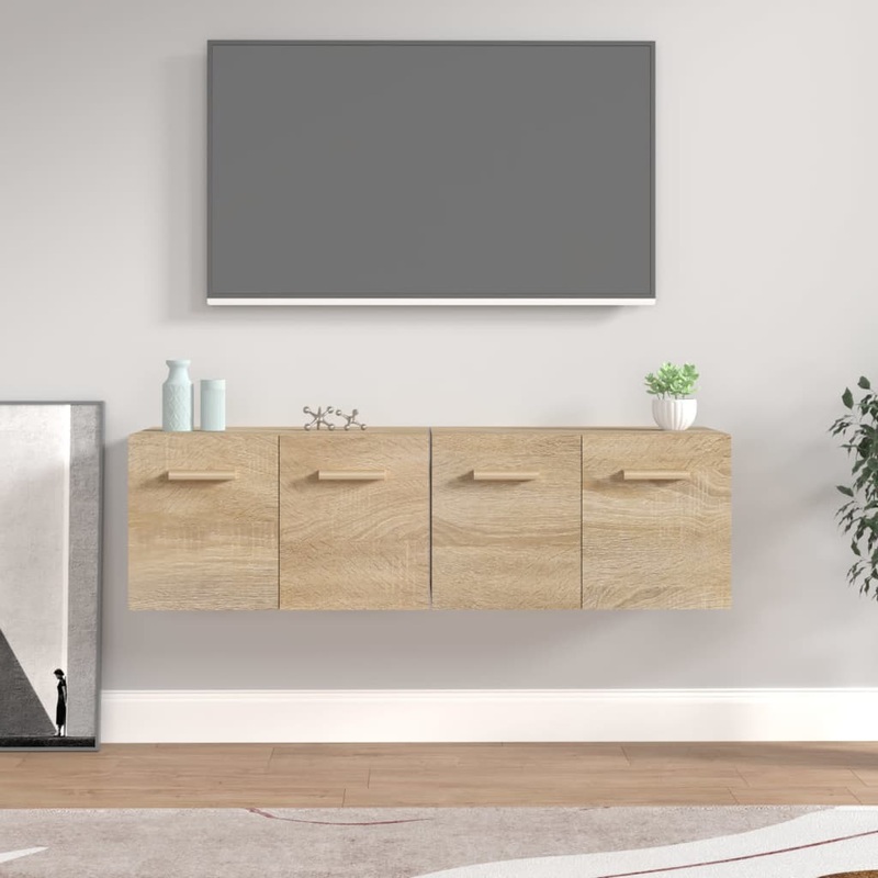 Berkfield Wall Cabinets 2 pcs Sonoma Oak 60×36.5×35 cm Engineered Wood
