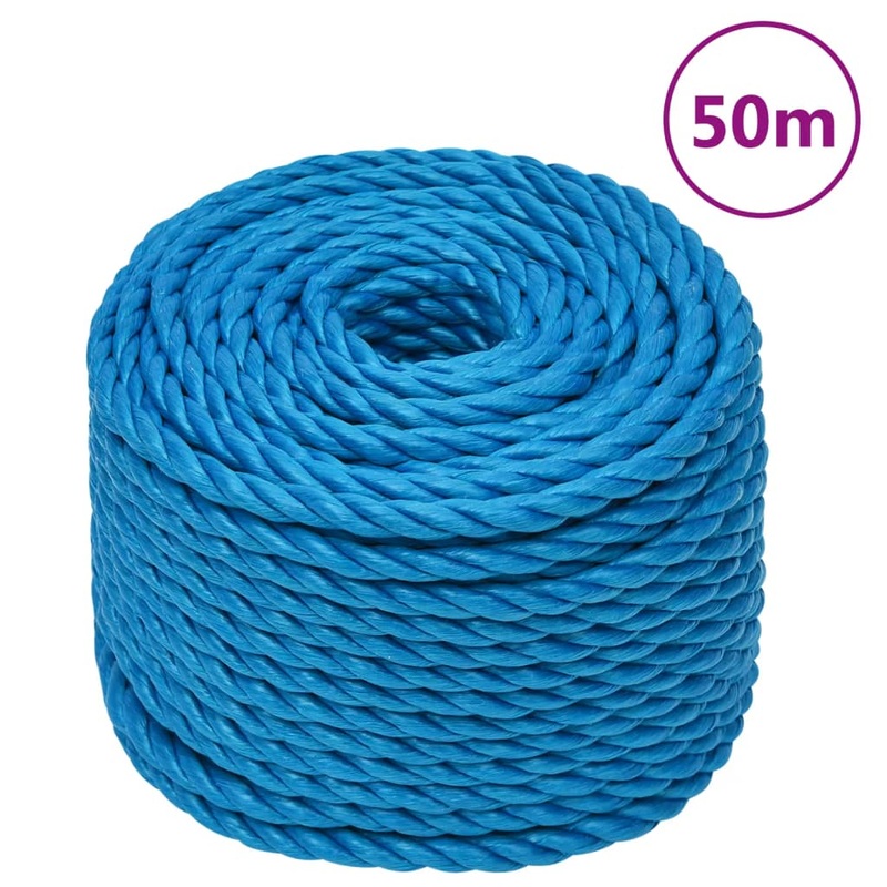 Berkfield Work Rope Blue 10 mm 50 m Polypropylene