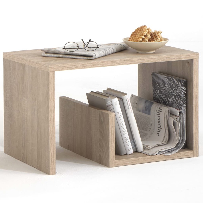 FMD Coffee Table 2-in-1 59x36x38 cm Oak
