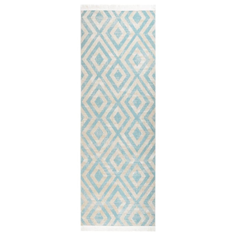 Berkfield Outdoor Rug Flatweave 80×250 cm Green and Beige