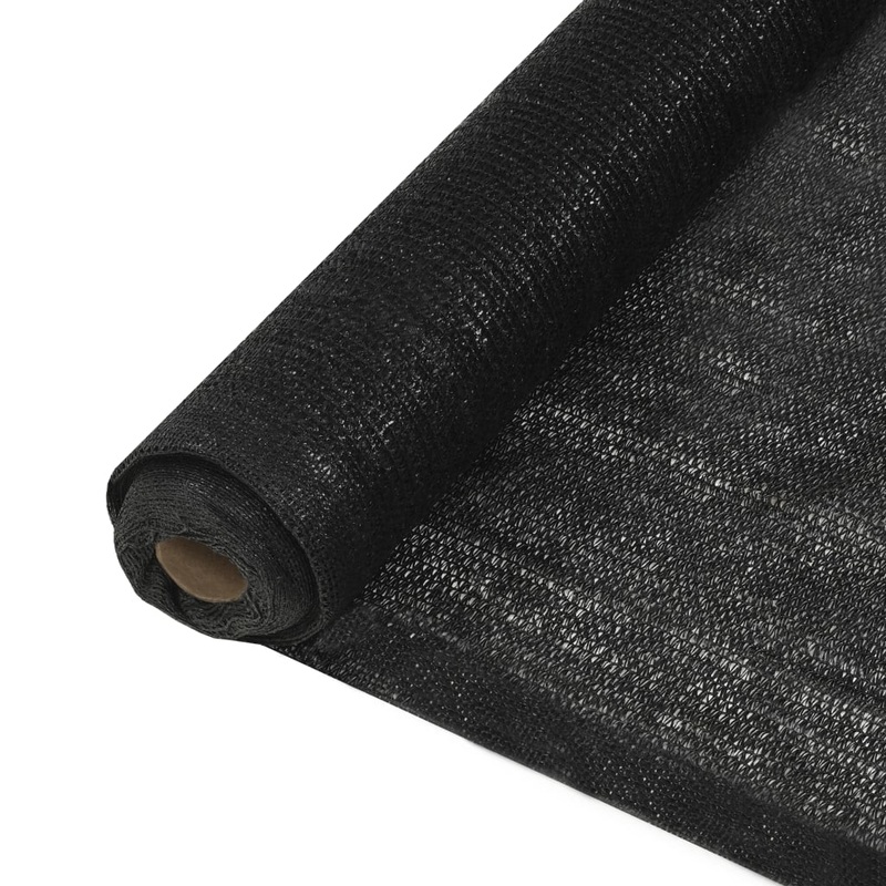 Berkfield Privacy Net HDPE 1×25 m Black 150 g/m__