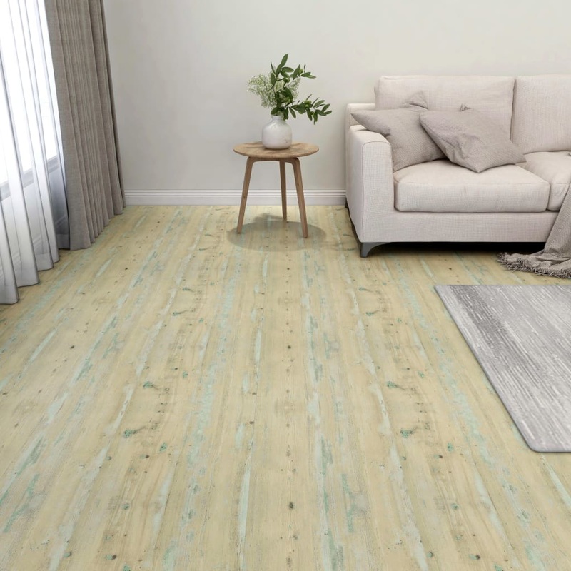 Berkfield Self-adhesive Flooring Planks 55 pcs PVC 5.11 m__ Light Brown