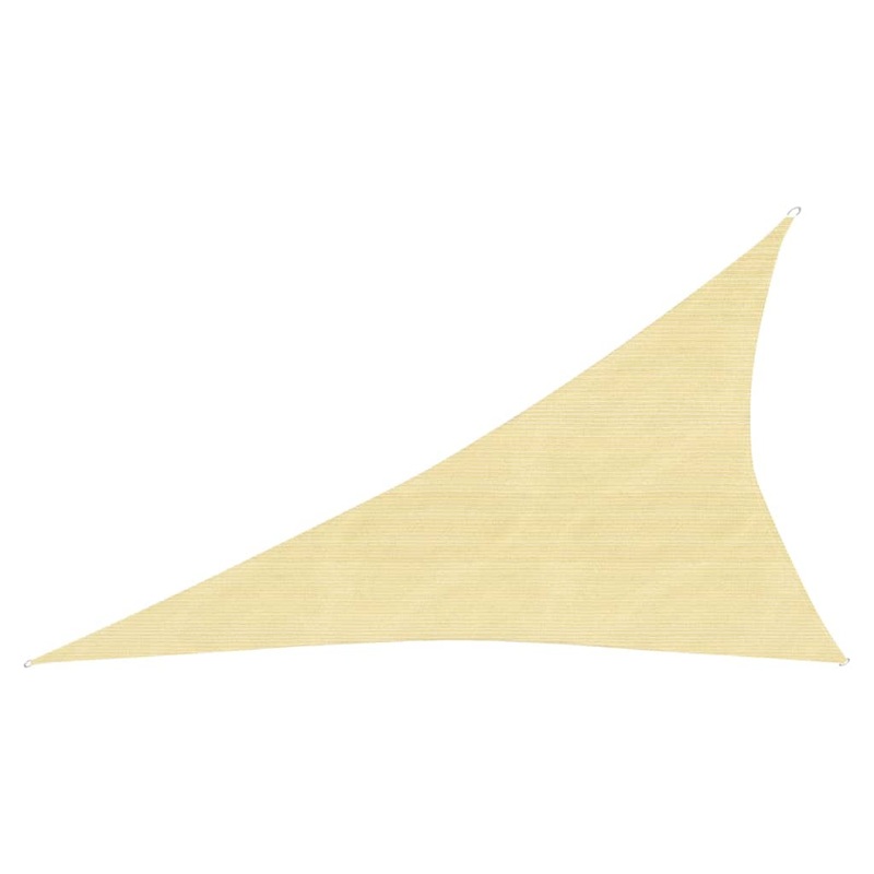Berkfield Sunshade Sail 160 g/m__ Beige 4x5x6.8 m HDPE
