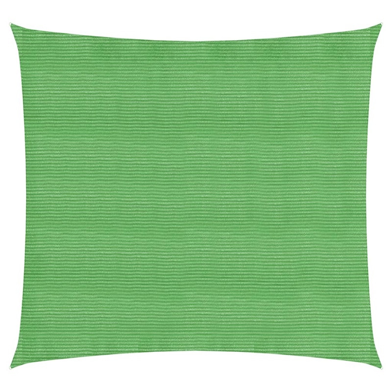 Berkfield Sunshade Sail 160 g/m__ Light Green 2.5×2.5 m HDPE