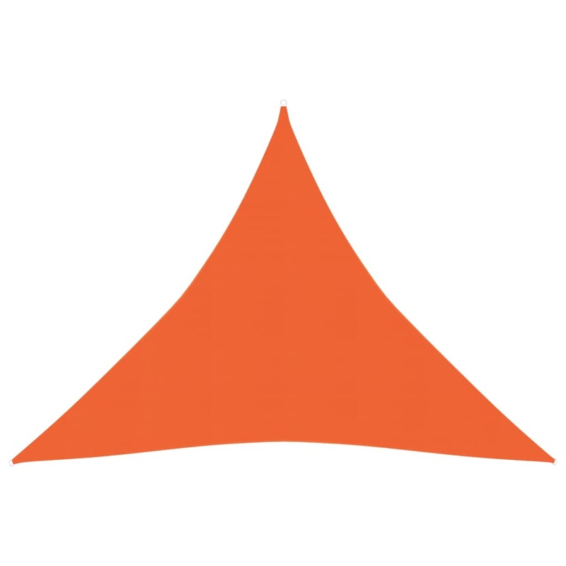 Berkfield Sunshade Sail 160 g/m__ Orange 3x3x3 m HDPE